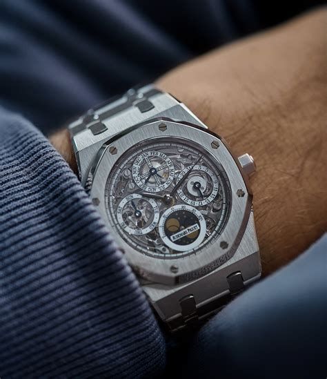 audemars piguet royal oak perpetual calendar skeleton steel|audemars piguet royal oak perpetual calendar limited edition watch.